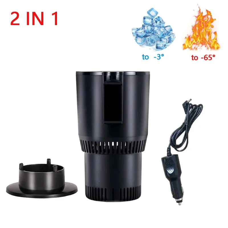Aquecedor e Refrigerador de Copo 2 em 1 para Carro 12V