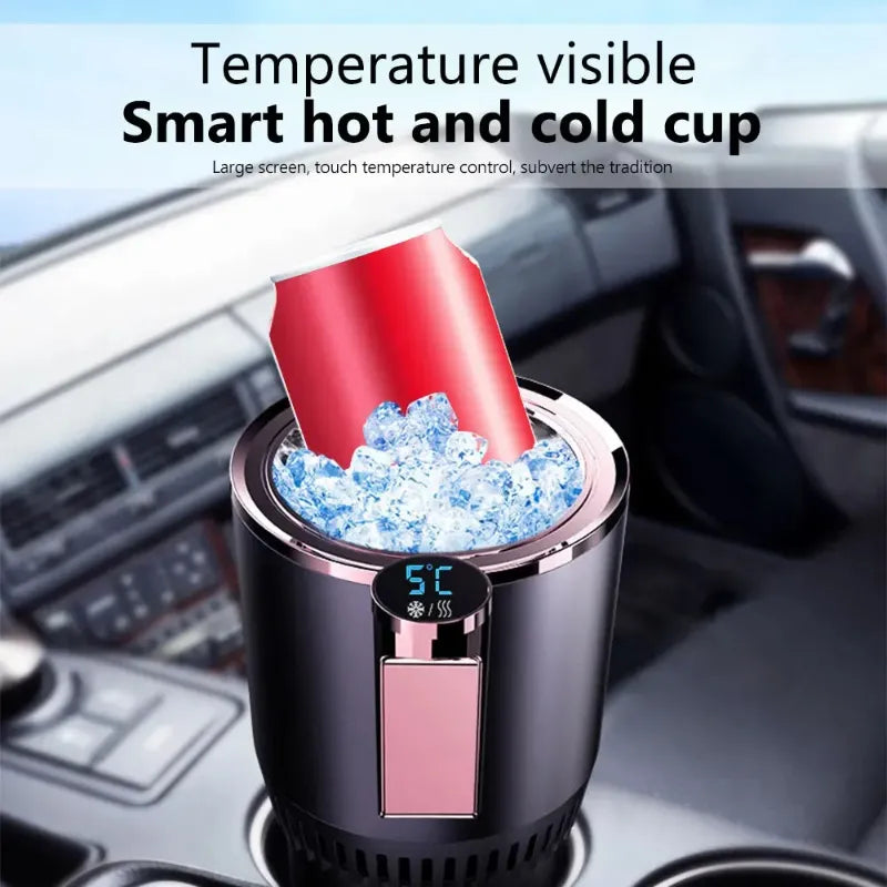 Aquecedor e Refrigerador de Copo 2 em 1 para Carro 12V