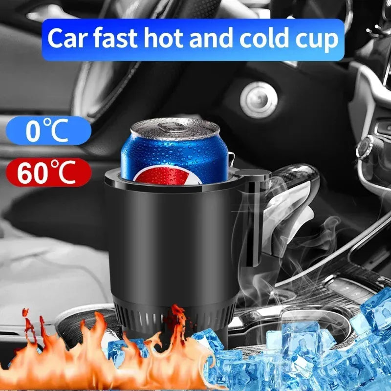 Aquecedor e Refrigerador de Copo 2 em 1 para Carro 12V