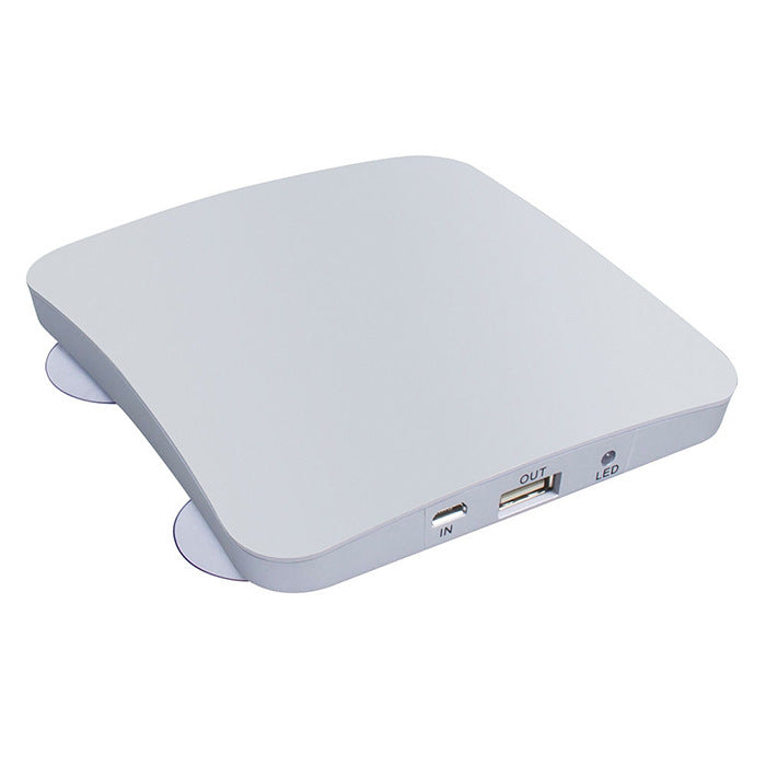 Solar-Powered Suction Cup Portable Charger (Power Bank)